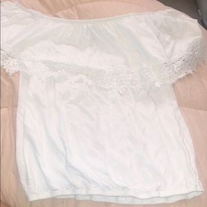 Off the should shirt